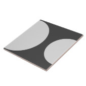 Semi Circle Moderne einfache, schwarze und weiße F Fliese (Seite)