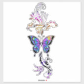 Semi Colon Butterfly Aufkleber (Blatt)