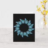Semi-colon Suicide Bewusstsein Karte (Gelbe Blume)