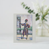 Semi-formales Kostüm der Vatikanischen Schweizeris Postkarte (Stehend Vorderseite)