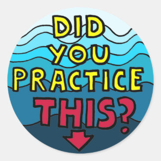 Semi-Motivierend Sticker für Musiklehrer