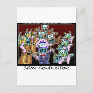 Semi Orchestra Funny T-Shirts & Gifts Postkarte