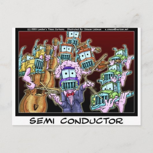 Semi Orchestra Funny T-Shirts & Gifts Postkarte (Vorderseite)
