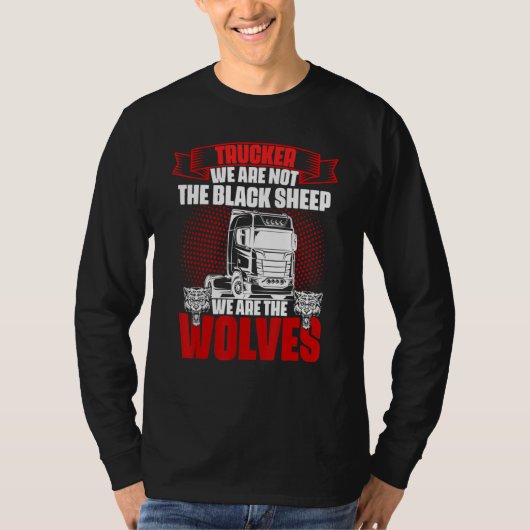 Semi trailer truck driver  9 T-Shirt (Vorderseite)