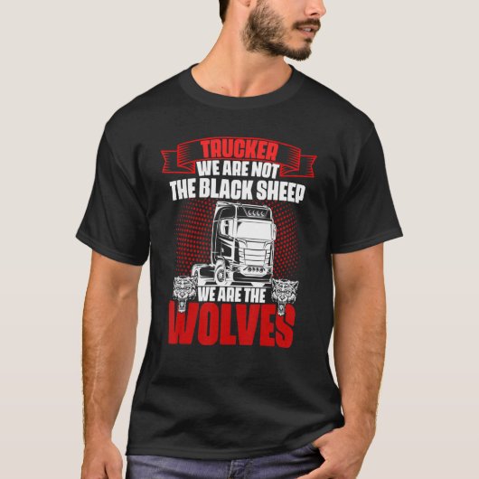 Semi trailer truck driver 9 T-Shirt (Vorderseite)