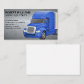 Semi Truck | Anhänger Haul | Logistik Terminkarte (Vorne/Hinten)