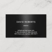 Semi Truck Beruflich Trucking Bokeh Hintergrund Visitenkarte (Rückseite)