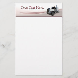 Semi Truck Briefpapier