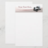 Semi Truck Briefpapier (Vorne/Hinten)