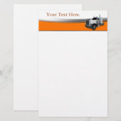 Semi Truck Briefpapier (Vorne/Hinten)