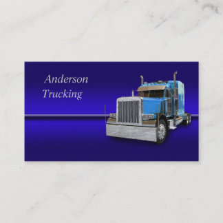 Semi Truck Business Card Visitenkarte