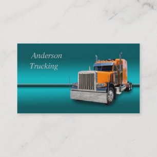 Semi Truck Business Card Visitenkarte
