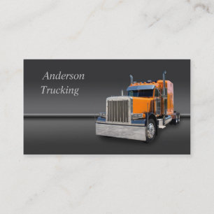 Semi Truck Business Card Visitenkarte