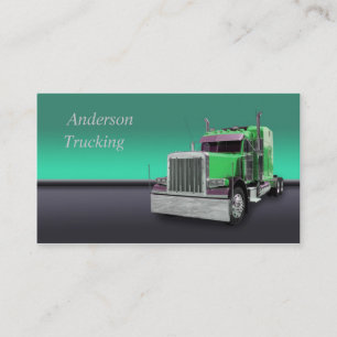 Semi Truck Business Card Visitenkarte