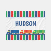 Semi Truck Convoy Personalisiert Fleece Blanket (Vorderseite (Horizontal))