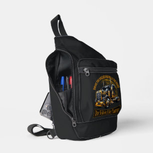 Semi Truck Driver Crossbody Bag