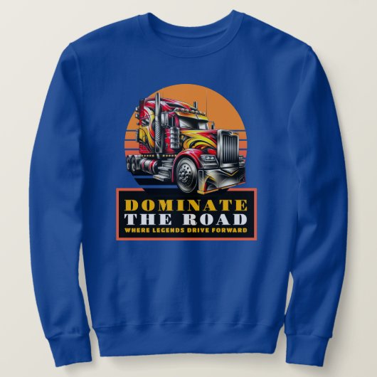 Semi Truck Driver Sweatshirt (Design vorne)