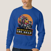 Semi Truck Driver Sweatshirt (Vorderseite)