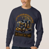 Semi Truck Driver Sweatshirt (Vorderseite)