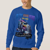 Semi Truck Driver Sweatshirt (Vorderseite)
