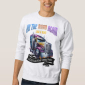 Semi Truck Driver Sweatshirt (Vorderseite)