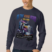 Semi Truck Driver Sweatshirt (Vorderseite)