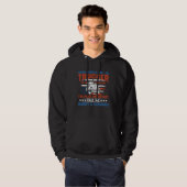 Semi Truck Driver Trucker Daddy Husband Us America Hoodie (Vorne ganz)