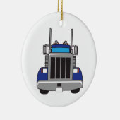 Semi Truck Front Keramik Ornament (Rechts)