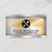 Semi Truck Logo | Bauwerkzeuge Visitenkarte (Vorderseite)