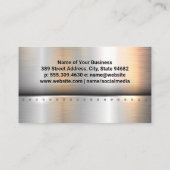 Semi Truck Logo | Commercial Driver Visitenkarte (Rückseite)