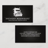 Semi Truck Logo | Güterlogistik Visitenkarte (Vorne/Hinten)