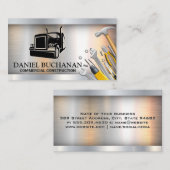 Semi Truck Logo | Hardware-Tools Visitenkarte (Vorne/Hinten)