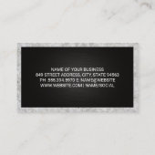 Semi Truck Logo | Lastkraftwagen | Betonrahmen Visitenkarte (Rückseite)