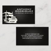 Semi Truck Logo | Lastkraftwagen Visitenkarte (Vorne/Hinten)