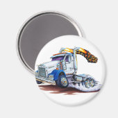 Semi Truck Magnet (Vorderseite/Rückseite)