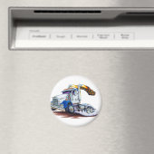 Semi Truck Magnet (In Situ (Geschirrspüler))