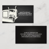 Semi Truck Nah up | Logistik Visitenkarte (Vorne/Hinten)