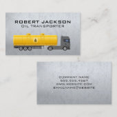 Semi Truck | Schlepptransporter Visitenkarte (Vorne/Hinten)