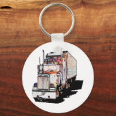 Semi Truck Schlüsselanhänger (Vorderseite)