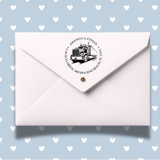 Semi Truck Theme Permastempel