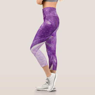 Semi-wertvolle Edelsteinstruktur Capri Leggings