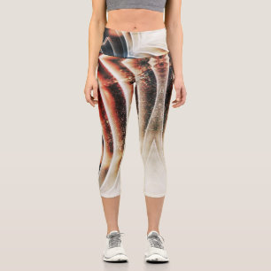 Semi-wertvolle Edelsteinstruktur Capri Leggings