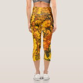 Semi-wertvolle Edelsteinstruktur Capri Leggings (Rückseite)