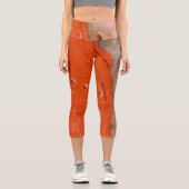 Semi-wertvolle Edelsteinstruktur Capri Leggings (Vorderseite)