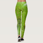 Semi-wertvolle Edelsteinstruktur Leggings (Rückseite)
