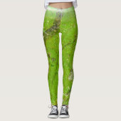 Semi-wertvolle Edelsteinstruktur Leggings (Vorderseite)