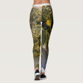 Semi-wertvolle Edelsteinstruktur Leggings (Rückseite)