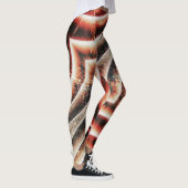 Semi-wertvolle Edelsteinstruktur Leggings (Rechts)