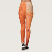 Semi-wertvolle Edelsteinstruktur Leggings (Rückseite)