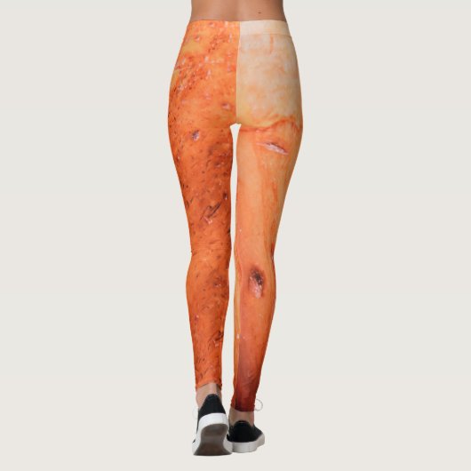 Semi-wertvolle Edelsteinstruktur Leggings (Rückseite)